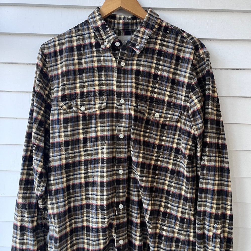 Everlane Mens L Button-up Shirt